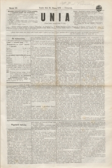 Unia. R.3, nr 62 (16 marca 1871)