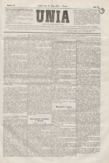 Unia. R.3, nr 113 (17 maja 1871)