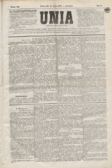 Unia. R.3, nr 164 (20 lipca 1871)