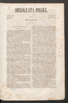 Demokrata Polski. T.12, cz. 1 [4] (2 lutego 1849)