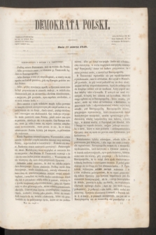 Demokrata Polski. T. 12, cz. 1 [10] (17 marca 1849)