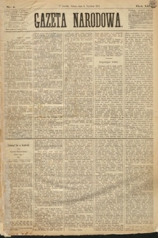 Gazeta Narodowa. 1873, nr 4