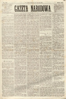 Gazeta Narodowa. 1873, nr 14