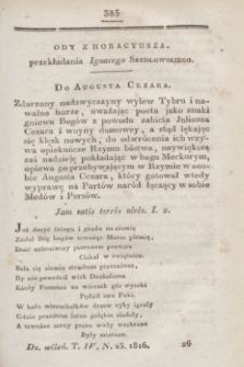 Dziennik Wileński. T.4, N. 23 ([listopad] 1816)