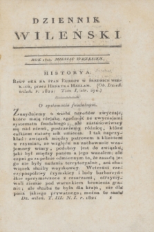 Dziennik Wileński. T.3, N. 1 (wrzesień 1821)