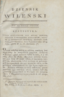 Dziennik Wileński. T.1, N. 1 (styczeń 1822)