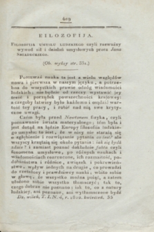 Dziennik Wileński. T.1, N. 4 (kwiecień 1822) + wkładka