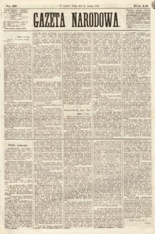 Gazeta Narodowa. 1873, nr 39