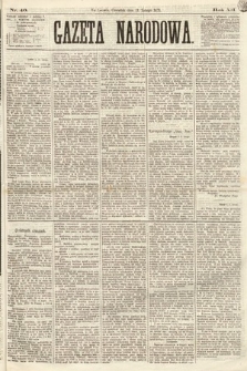 Gazeta Narodowa. 1873, nr 40