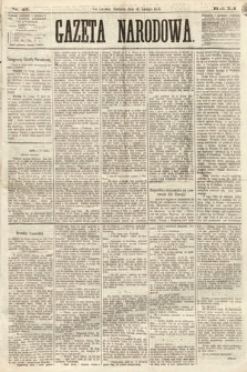 Gazeta Narodowa. 1873, nr 43