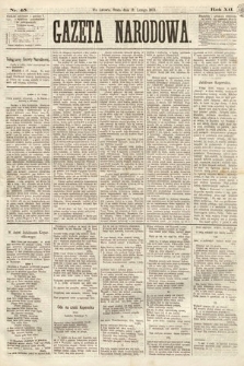 Gazeta Narodowa. 1873, nr 45