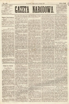 Gazeta Narodowa. 1873, nr 47