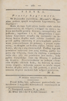Dziennik Wileński. Umiejętności i Sztuki. T.1 (wrzesień 1826)