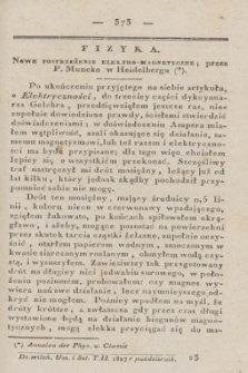 Dziennik Wileński. Umiejętności i Sztuki. T.2 (październik 1827)