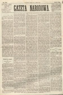 Gazeta Narodowa. 1873, nr 54