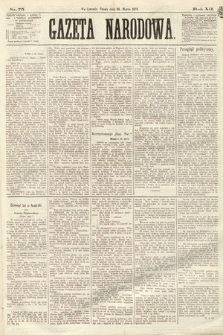 Gazeta Narodowa. 1873, nr 75