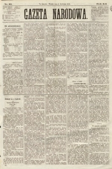 Gazeta Narodowa. 1873, nr 80