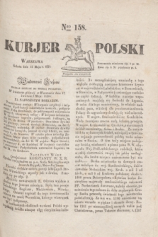 Kurjer Polski. 1830, Nro 158 (15 maja)