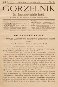 Gorzelnik : organ Towarzystwa Gorzelników Polskich we Lwowie. R. 1, 1887, nr 2