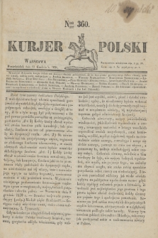 Kurjer Polski. 1830, Nro 360 (13 grudnia)