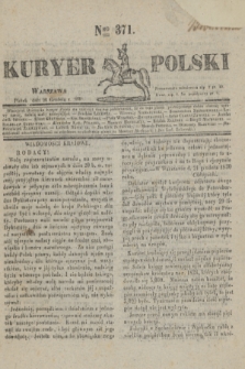 Kuryer Polski. 1830, Nro 371 (24 grudnia)
