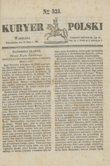Kuryer Polski. 1831, Nro 523 (30 maja)
