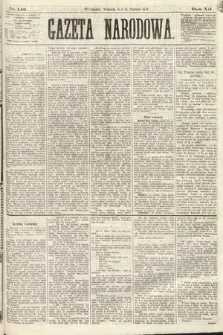 Gazeta Narodowa. 1873, nr 142