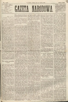 Gazeta Narodowa. 1873, nr 147