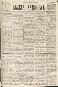 Gazeta Narodowa. 1873, nr 165