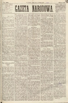 Gazeta Narodowa. 1873, nr 186