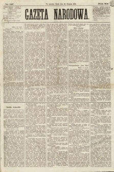 Gazeta Narodowa. 1873, nr 197