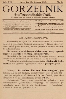 Gorzelnik : organ Towarzystwa Gorzelników Polskich we Lwowie. R. 7, 1893, nr 5