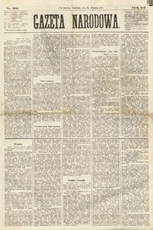 Gazeta Narodowa. 1873, nr 201