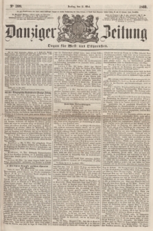 Danziger Zeitung : Organ für West- und Ostpreußen. 1860, No. 599 (11 Mai)