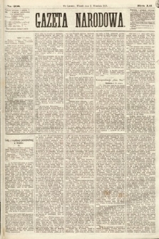 Gazeta Narodowa. 1873, nr 208