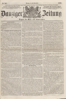 Danziger Zeitung : Organ für West- und Ostpreußen. 1860, No. 767 (26 November)