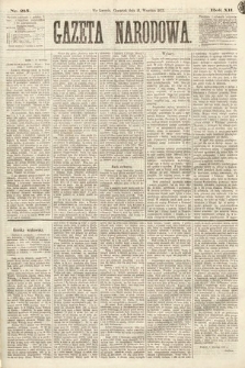 Gazeta Narodowa. 1873, nr 215