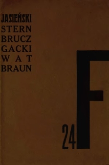 Almanach Nowej Sztuki. 1924, nr 1