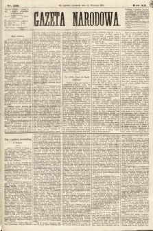 Gazeta Narodowa. 1873, nr 221