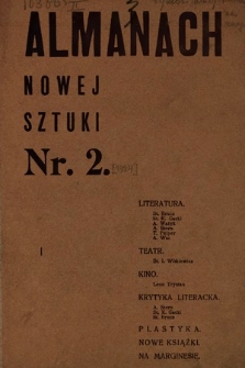 Almanach Nowej Sztuki. 1924, nr 2