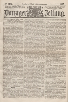 Danziger Zeitung. 1862, № 1265 (17 April) - (Morgen=Ausgabe.)