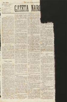 Gazeta Narodowa. 1873, nr 254