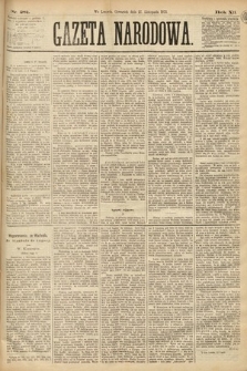 Gazeta Narodowa. 1873, nr 281