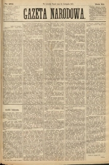 Gazeta Narodowa. 1873, nr 282