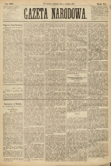 Gazeta Narodowa. 1873, nr 287