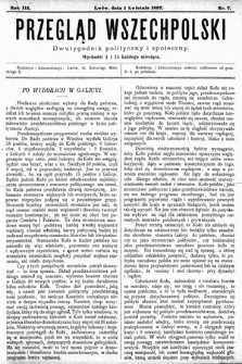 Przegląd Wszechpolski : dwutygodnik polityczny i społeczny. 1897, nr 7