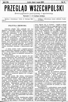 Przegląd Wszechpolski : dwutygodnik polityczny i społeczny. 1897, nr 9