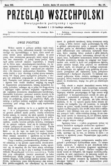 Przegląd Wszechpolski : dwutygodnik polityczny i społeczny. 1897, nr 12