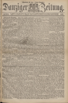 Danziger Zeitung. 1875, № 9238 (24 Juli) - (Abend-Ausgabe.)