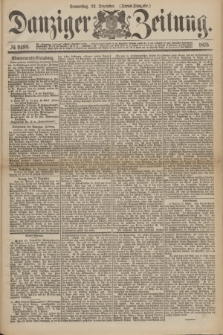 Danziger Zeitung. 1875, № 9498 (23 Dezember) - (Abend-Ausgabe.) + dod.